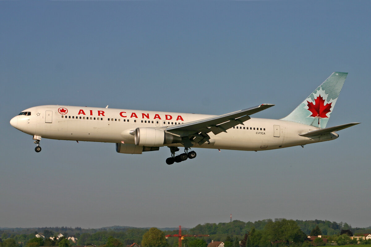 Air Canada, C-FTCA, Boeing B767-375ER, msn: 24307/259, 08.Mai 2008, ZRH Zürich, Switzerland.