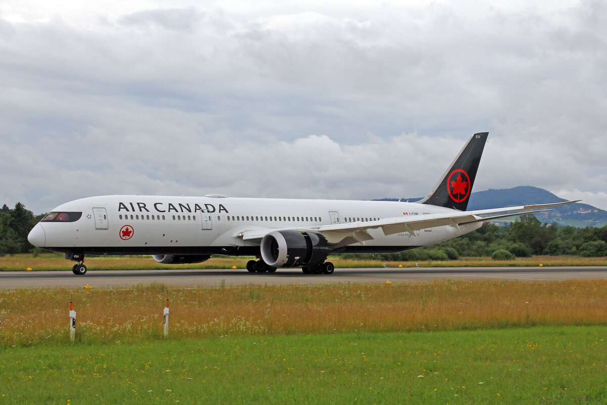 Air Canada, C-FVNF, Boeing B787-9, msn: 38362/845, 11.Juli 2021, ZRH Zürich, Switzerland.