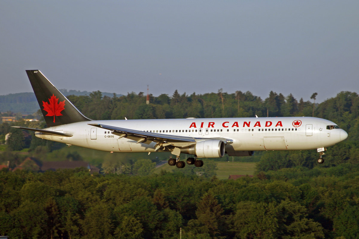 Air Canada, C-GEOQ, Boeing 767-375ER, msn: 30112/765, 10.Juni 2006, ZRH Zürich, Switzerland.