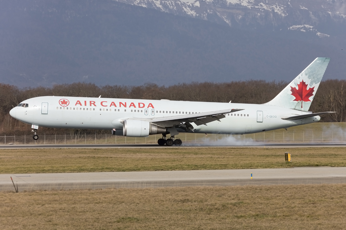 Air Canada, C-GEOQ, Boeing, B767-375ER, 30.01.2016, GVA, Geneve, Switzerland 


