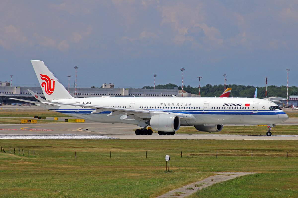 Air China, B-1080, Airbus A350-941, msn: 247, 02.Juli 2021, MXP Milano Malpensa, Italy.