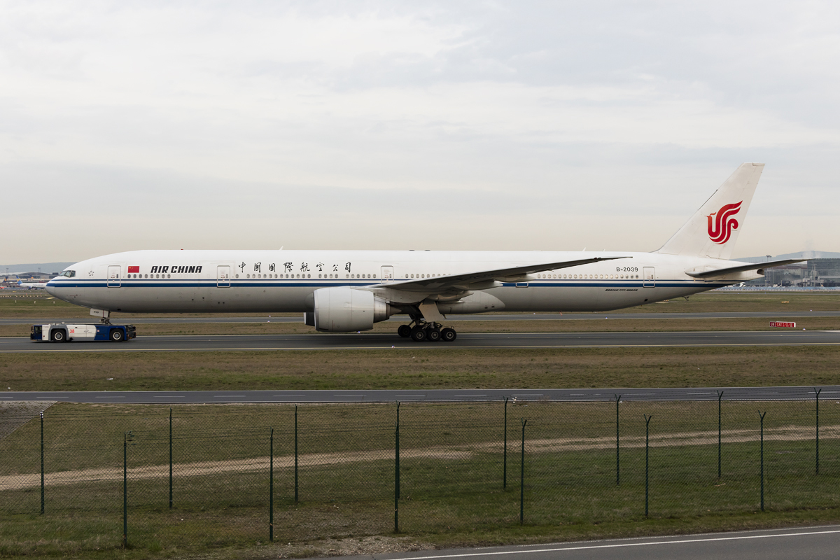 Air China, B-2039, Boeing, B777-39L-ER, 01.04.2017, FRA, Frankfurt, Germany 


