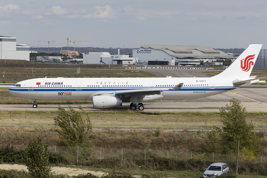 Air China, B-5977, Airbus, A330-323, 29.09.2015, TLS, Toulouse, France




