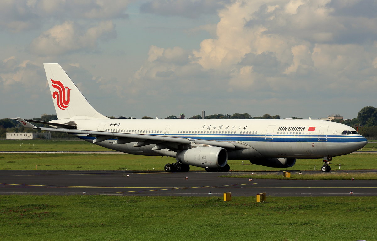 Air China, B-6113, MSN 890, Airbus A 330-243,17.09.2017, DUS-EDDL, Düsseldorf, Germany 