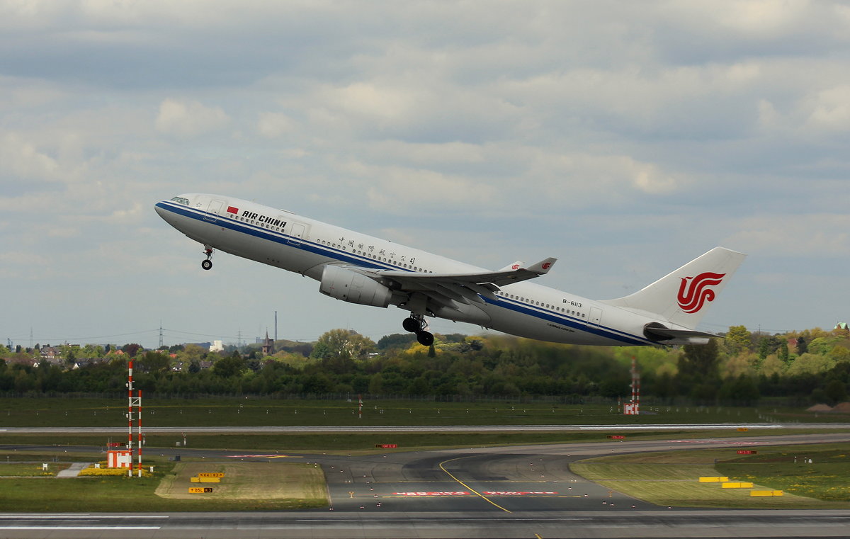 Air China, B-6113,MSN 890,Airbus A 330-243,29.04.2017, DUS-EDDL, Düsseldorf, Germany 