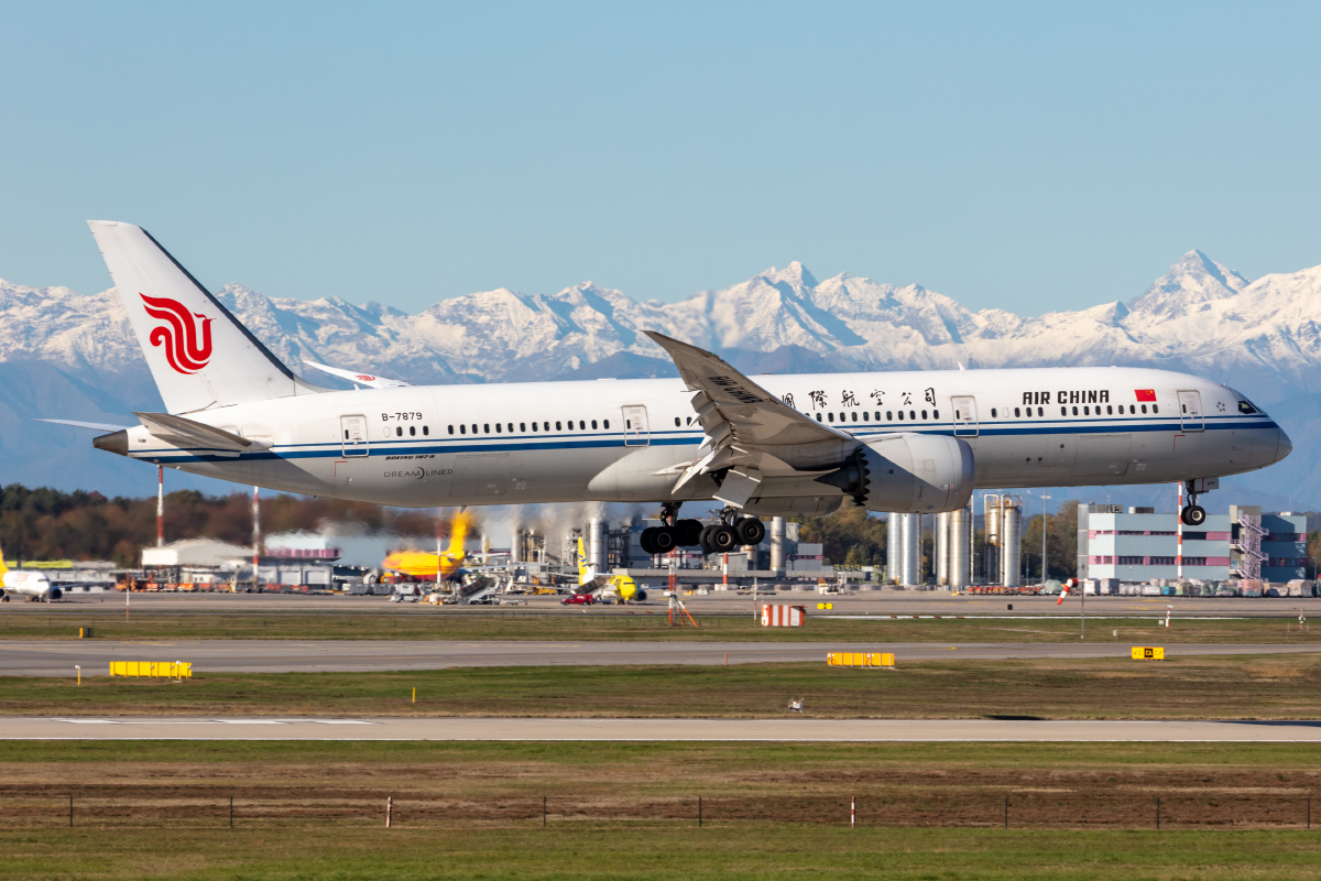 Air China, B-7879, Boeing, B787-9, 06.11.2021, MXP, Mailand, Italy
