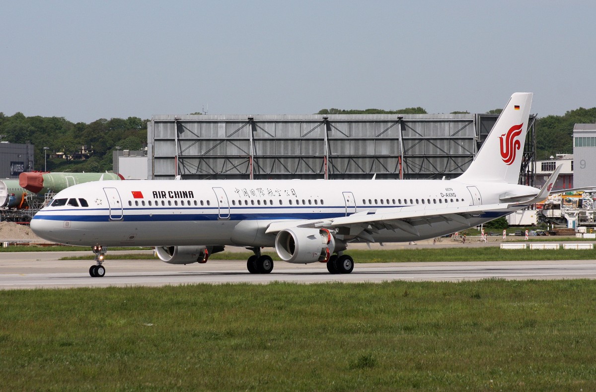 Air China,D-AVXG,Reg.B-1637,(c/n 6579),Airbus A321-213(SL),11.05.2015,XFW-EDHI,Hamburg-Finkenwerder,Germany