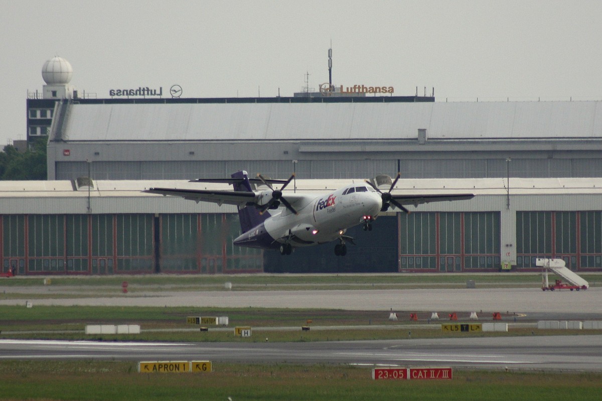 Air Contractors (FedEx), EI-FXC, ATR 42-300F, 14.07.2015, HAM-EDDH, Hamburg, Germany 