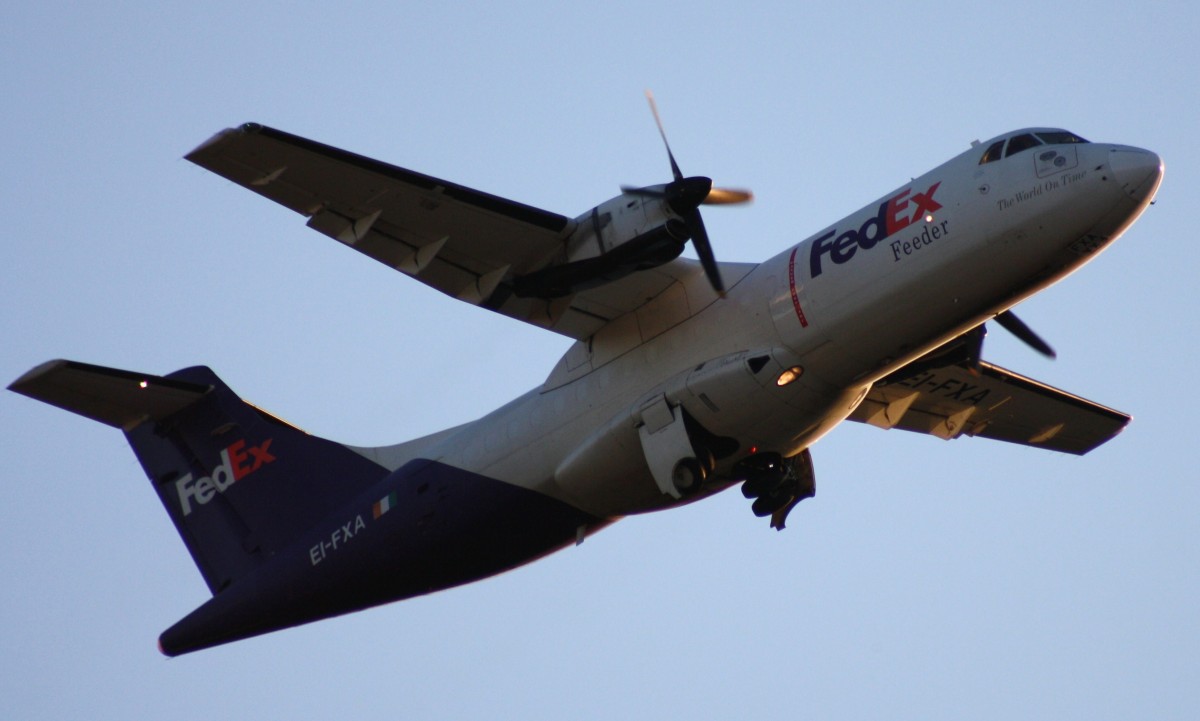 Air Contractors(FedEx),EI-FXA,(c/n282),ATR 42-300F,11.03.2014,HAM-EDDH,Hamburg,Germany