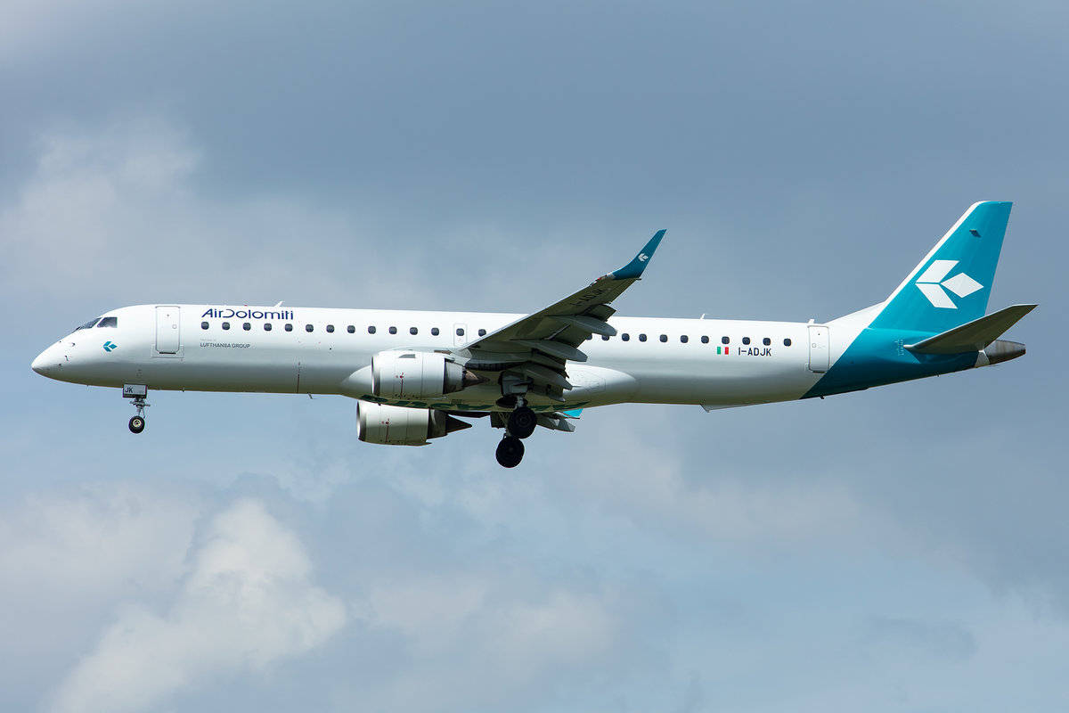 Air Dolomiti, I-ADJK, Embraer, ERJ-195LR, 02.05.2019, MUC, München, Germany



