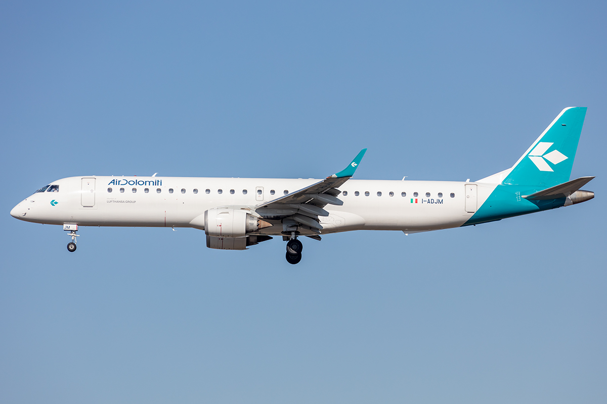 Air Dolomiti, I-ADJM, Embraer, 195, 21.02.2021, FRA, Frankfurt, Germany