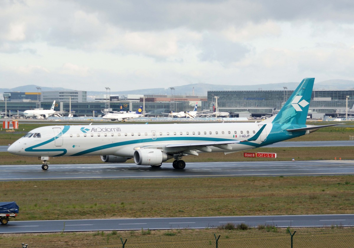 Air Dolomiti, I-ADJP  I Puritani di V.Bellini , Embraer, 195 LR, 18.04.2014, FRA-EDDF, Frankfurt, Gemany 
