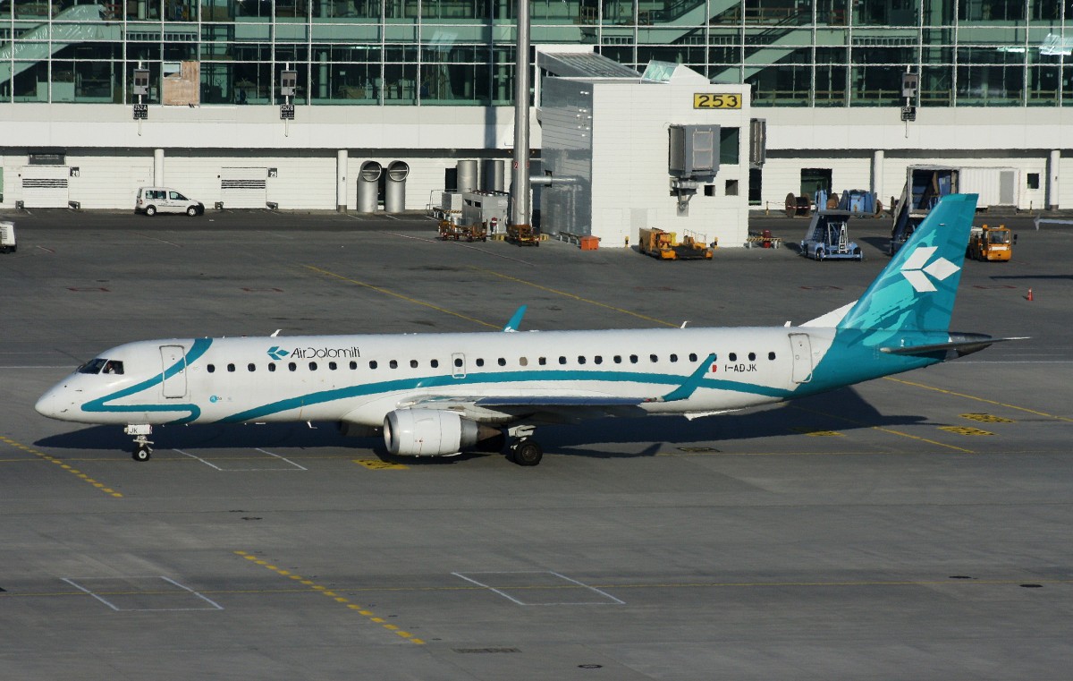 Air Dolomiti,I-ADJK,(c/n 19000516),Embraer ERJ-190-200LR,21.04.2015,MUC-EDDM,München,Germany