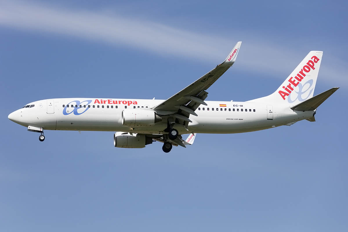 Air Europa, EC-III, Boeing, B737-86Q, 18.05.2016, BSL, Basel, Switzerland 




