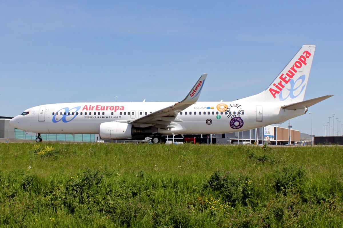 Air Europa EC-JAP in Amsterdam 17.5.2014