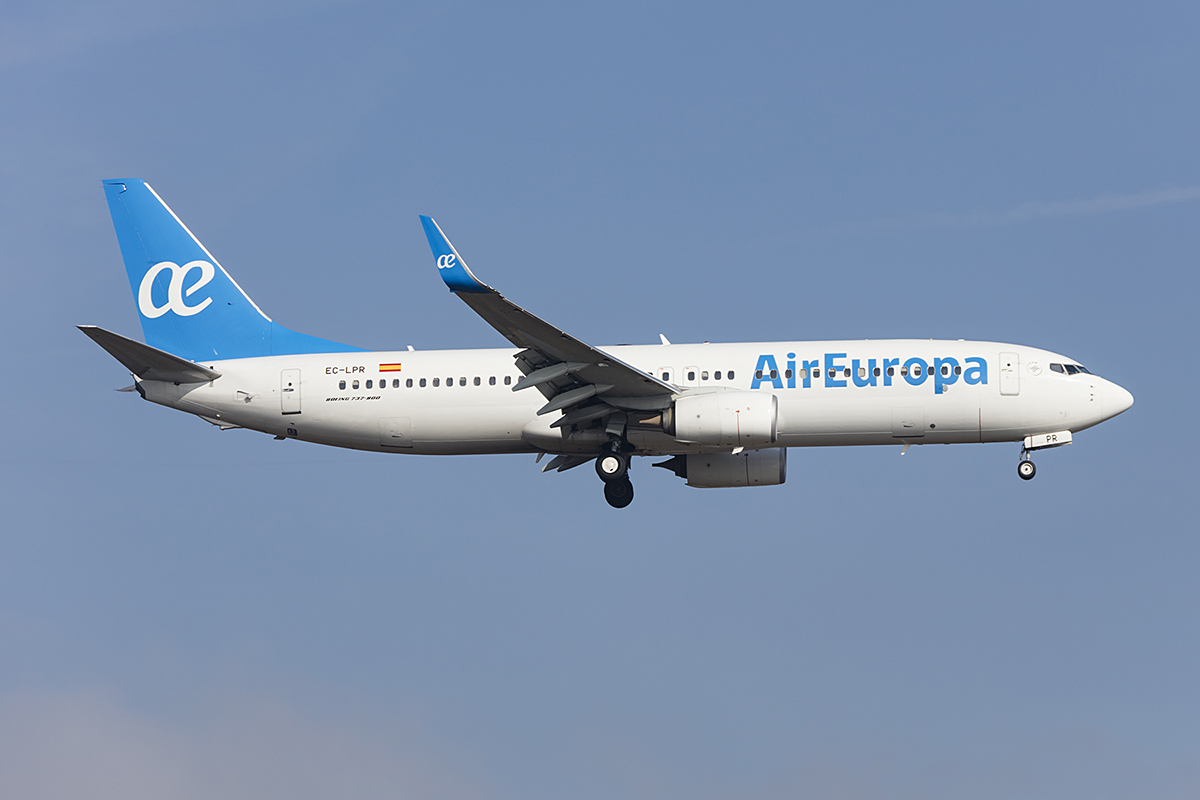 Air Europa, EC-LPR, Boeing, B737-85P, 24.03.2018, FRA, Frankfurt, Germany 



