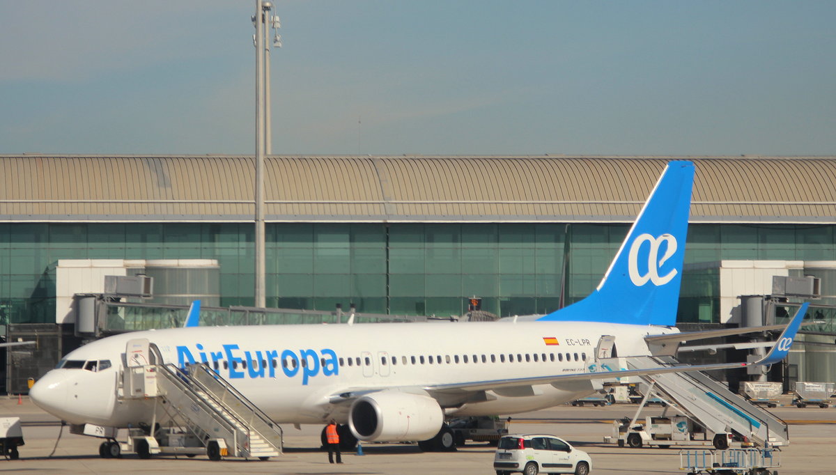 Air Europa, EC-LPR, MSN 36588, Boeing 737-85P(WL), 05.04.2018, BCN-LEBL, Barcelona-El Prat, Spanien 
