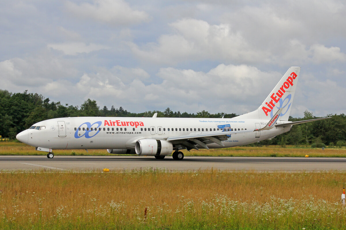 Air Europa, EC-LTM, Boeing 737-85P, msn: 36591/4305, 11.Juli 2021, ZRH Zürich, Switzerland.