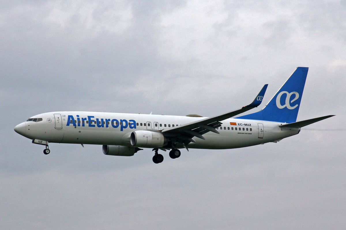 Air Europa, EC-MUZ, Boeing B737-85P, msn: 60589/6930, 10.Oktober 2022, ZRH Zürich, Switzerland.