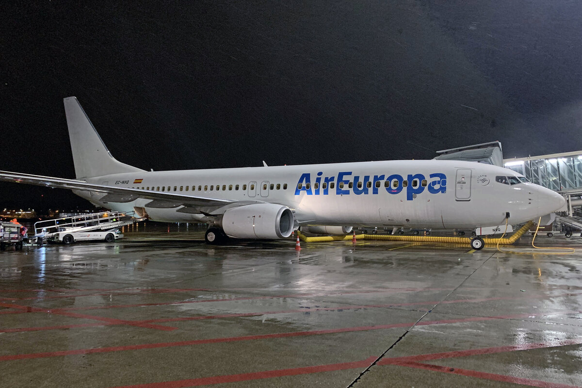 Air Europa, EC-NVQ, Boeing B737-8AS, msn: 37534/2958, 25.November 2023, ZRH Zürich, Switzerland.