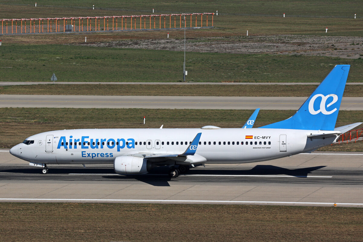 Air Europa Express, EC-MVY, Boeing B737-85P, msn: 60590/7031, 26.September 2026, ZRH Z�rich, Switzerland.