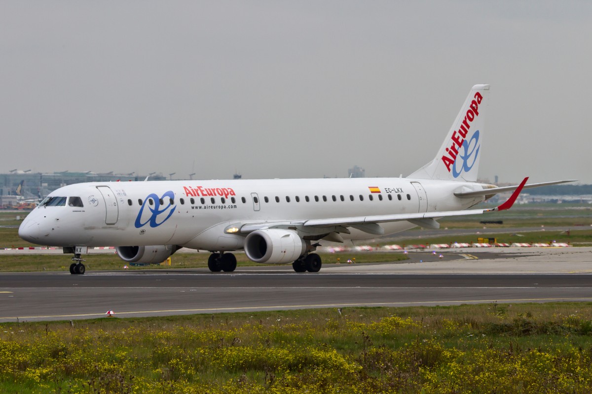 Air Europa (UX), EC-LKX, Embraer, 195 LR, 15.09.2014, FRS-EDDF, Frankfurt, Germany