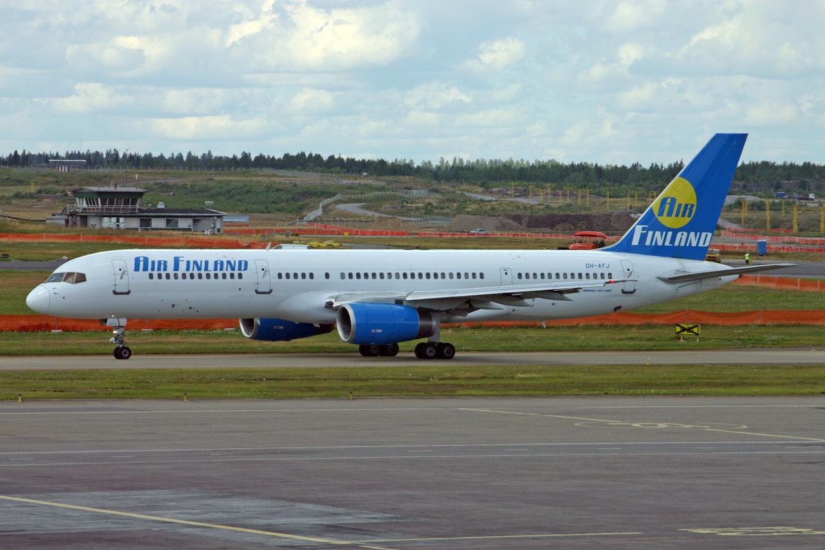 Air Finnland, OH-AFJ, Boeing 757-28A, msn: 26269/612, 28.Juli 2005, HEL Helsinki, Finnland.
