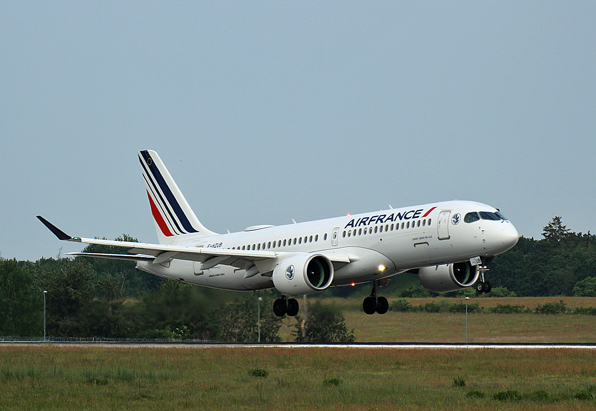 Air France, Airbus A 220-300, F-HZUB, BER, 04.06.2022