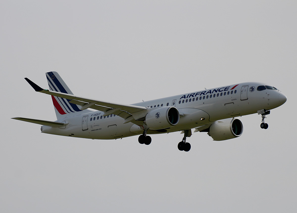 Air France, Airbus A 220-300, F-HZUT, BER, 18.03.2023