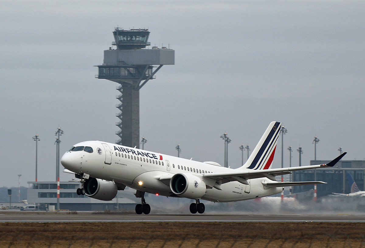Air France, Airbus A 220-300, F-HPNF, BER, 10.02.2024