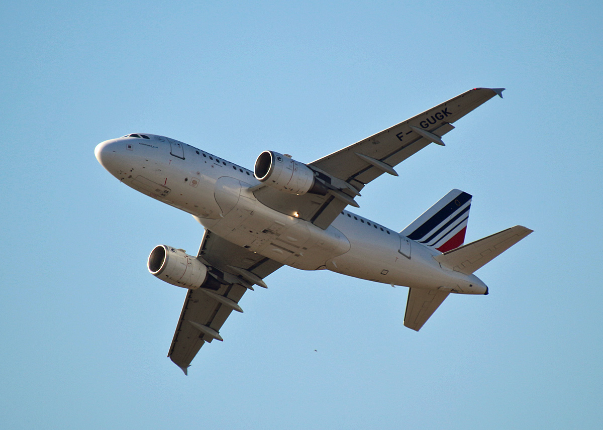 Air France, Airbus A 318-111, F-GUGK, BER, 05.03.2022
