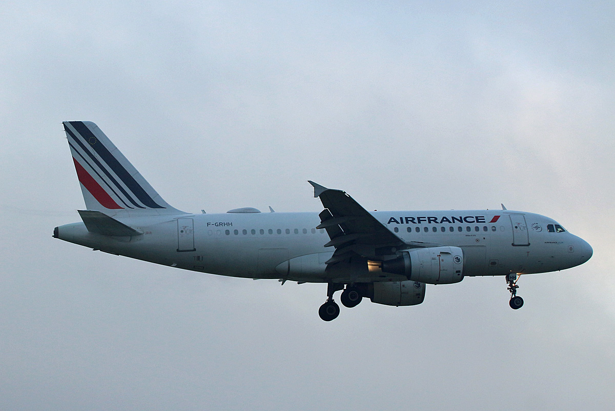 Air France, Airbus A 319-111, F-GRHH, TXL, 30.11.2019