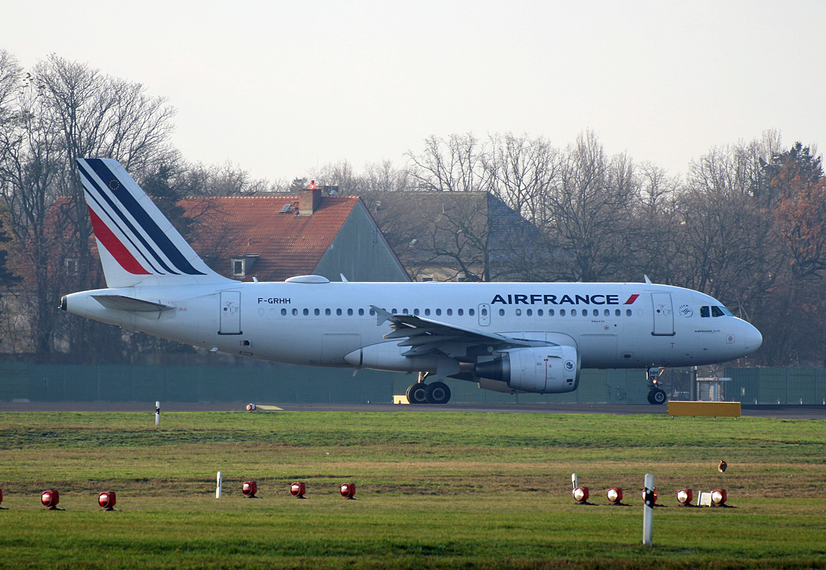Air France, Airbus A 319-111. F-GRHH, TXL, 30.11.2019