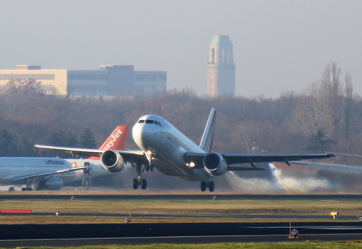 Air France, Airbus A 319-111, F-GRHV, TXL, 20.12.2019