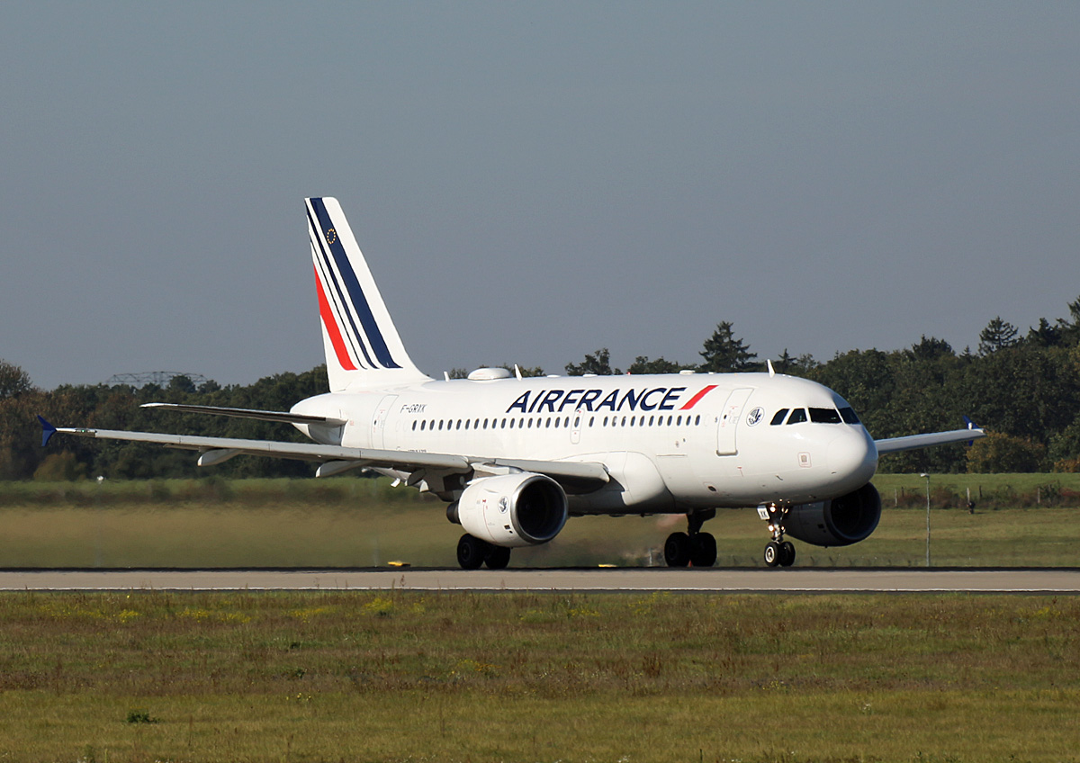 Air France, Airbus A 319-111, F-GRXK, BER, 09.10.2021