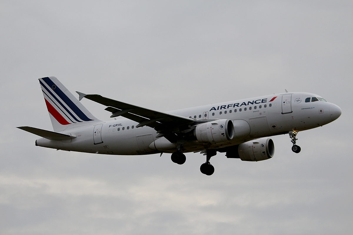 Air France, Airbus A 319-111, F-GRXL, TXL, 05.02.2016
