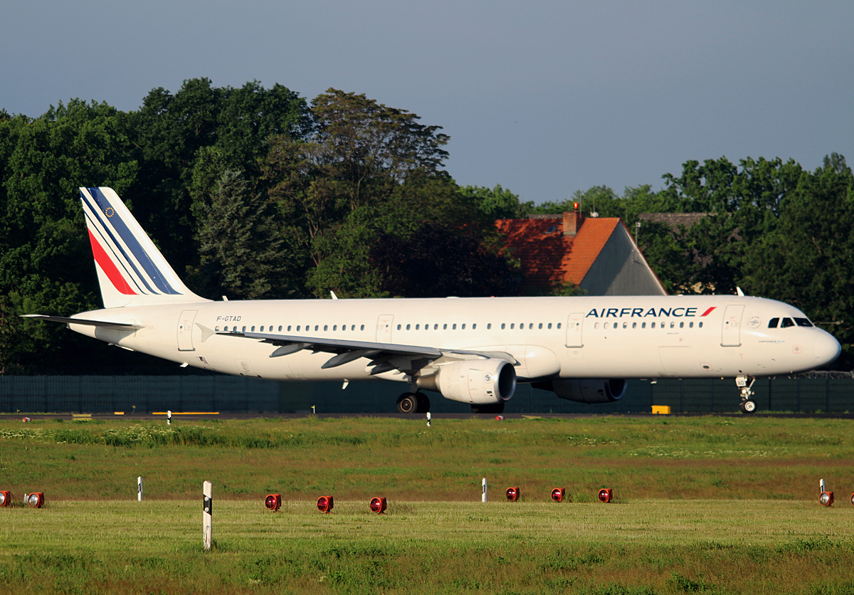 Air France, Airbus A 321-211, F-GTADS, TXL, 25.05.2017