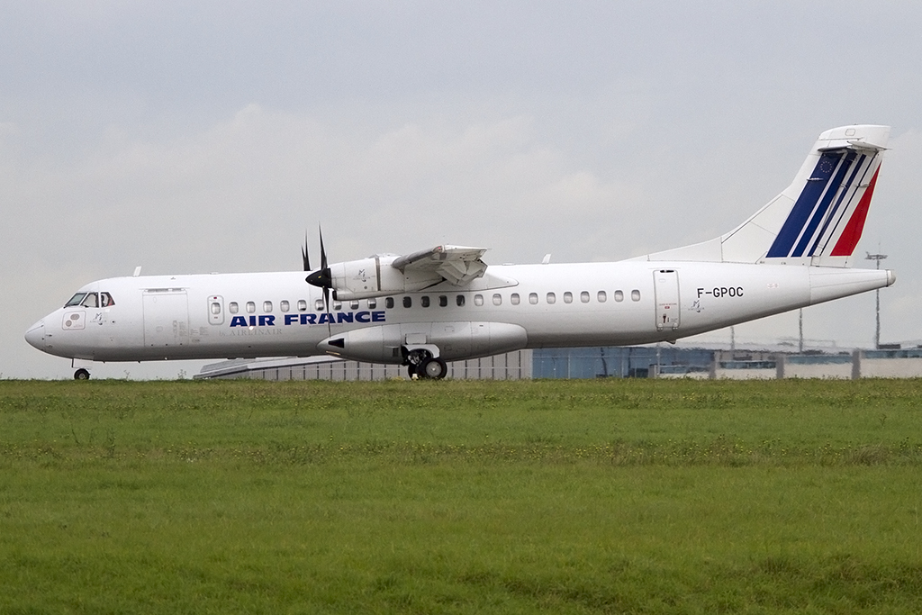 Air France - Airlinair, F-GPOC, Aerospatiale, ATR-72-202, 20.10.2013, CDG, Paris, France





