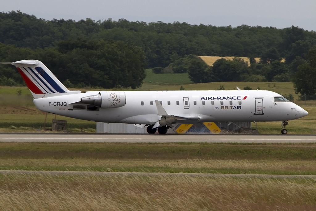 Air France - Brit Air, F-GRJQ, Bombardier, CRJ-700, 06.06.2014, LYS, Lyon, France






