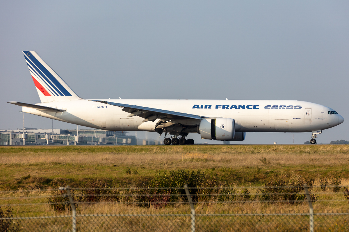 Air France Cargo, F-GUOB, Boeing, B777-F28, 10.10.2021, CDG, Paris, France