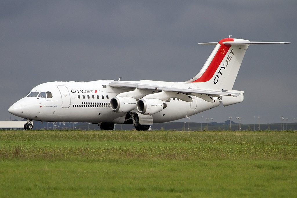Air France - City Jet, EI-RJS, BAe, ARJ-85, 20.10.2013, CDG, Paris, France