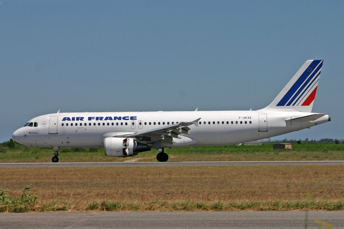 Air France, F-GKXE, Airbus A320-214, msn: 1879, 18.Juli 2008, PGF Perpignan, France.