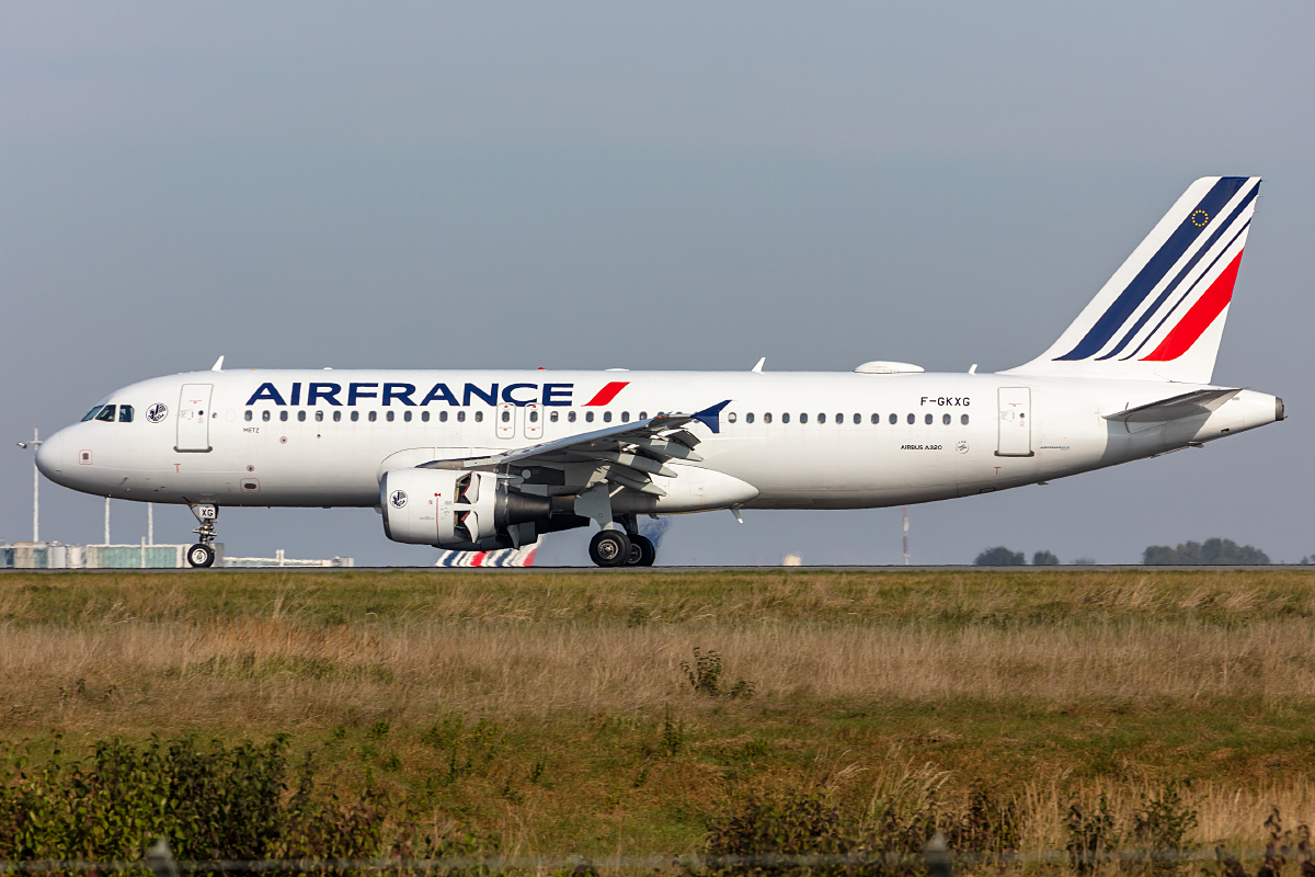 Air France, F-GKXG, Airbus, A320-214, 10.10.2021, CDG, Paris, France
