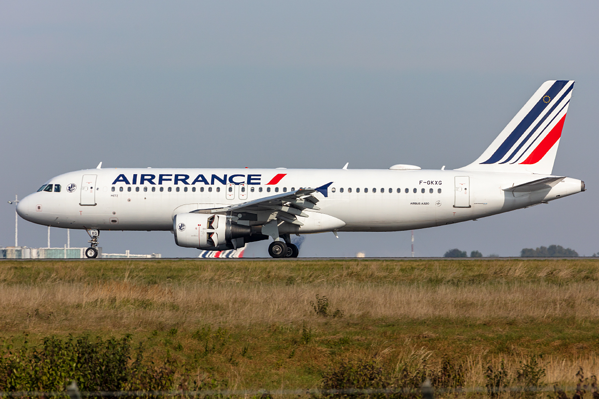 Air France, F-GKXG, Airbus, A320-214, 10.10.2021, CDG, Paris, France
