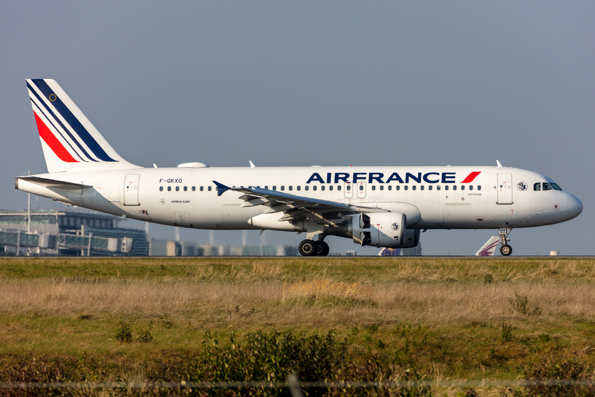 Air France, F-GKXO, Airbus, A320-214, 10.10.2021, CDG, Paris, France