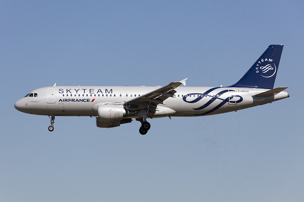 Air France, F-GKXS, Airbus, A320-214, 13.09.2017, BCN, Barcelona, Spain 


