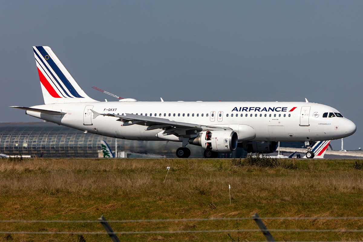 Air France, F-GKXT, Airbus, A320-214, 09.10.2021, CDG, Paris, France