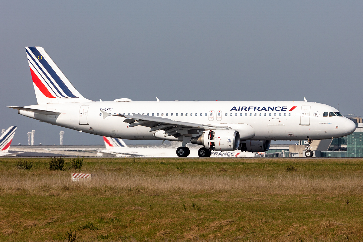 Air France, F-GKXT, Airbus, A320-214, 10.10.2021, CDG, Paris, France