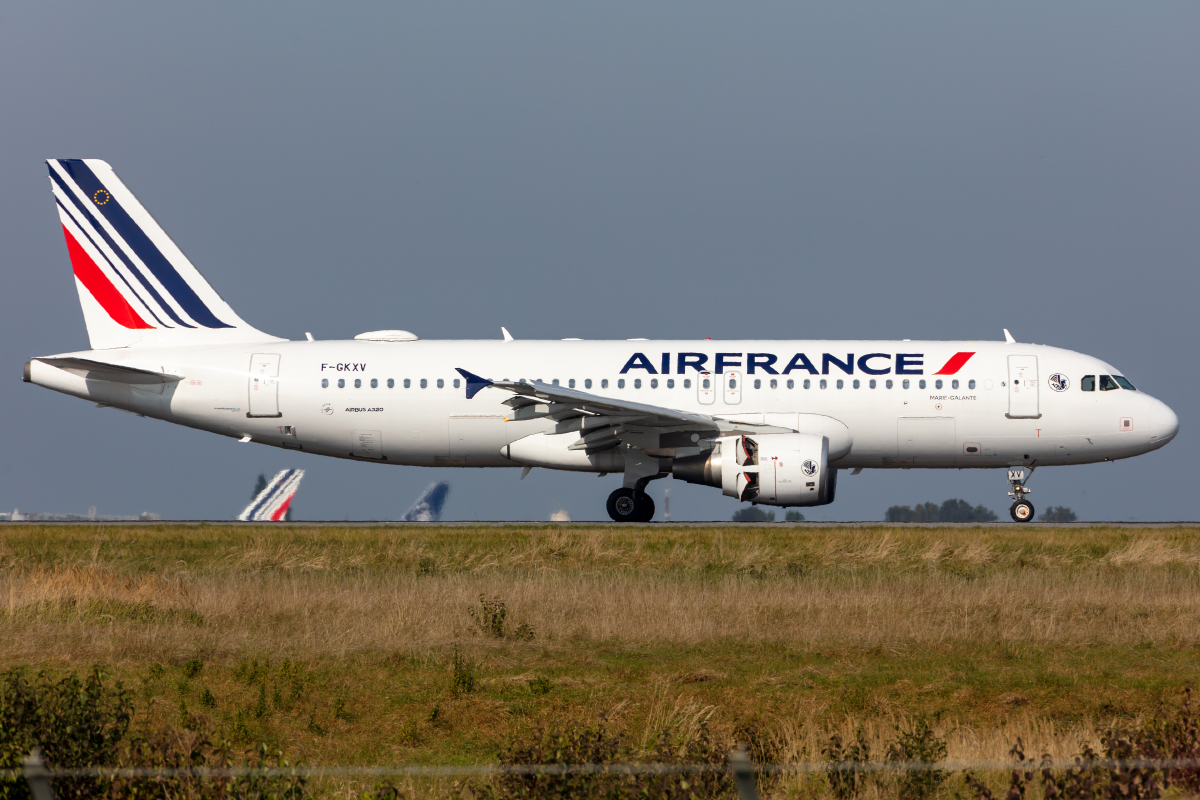 Air France, F-GKXV, Airbus, A320-214, 10.10.2021, CDG, Paris, France
