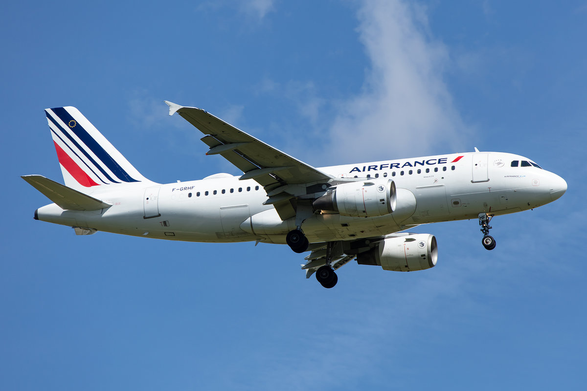 Air France, F-GRHF, Airbus, A319-111, 13.05.2019, CDG, Paris, France


